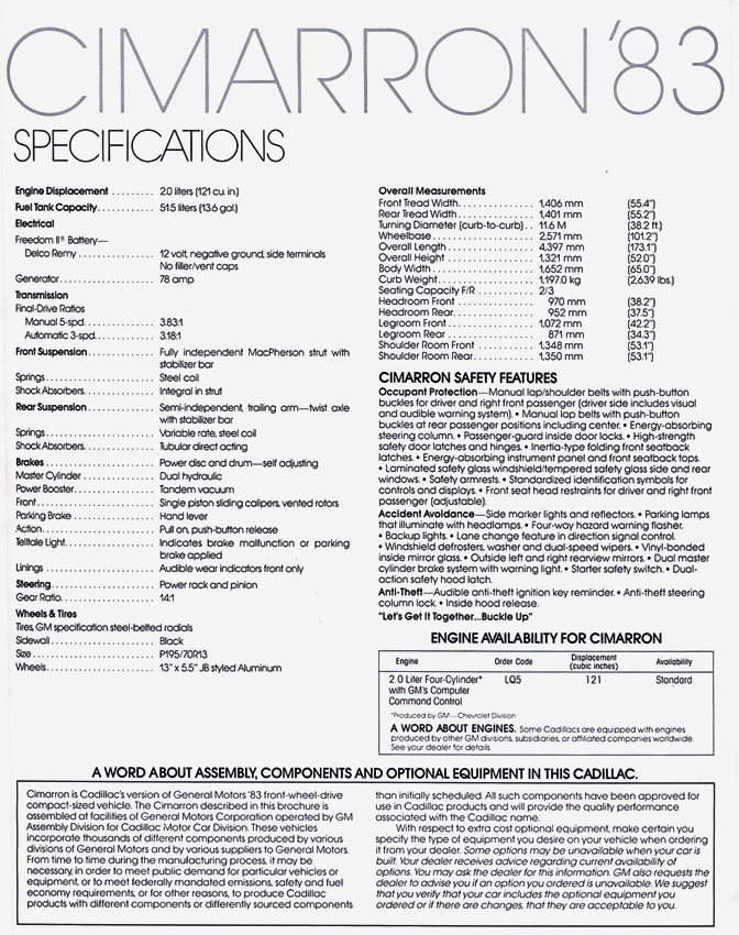1983 Cadillac Cimarron-16