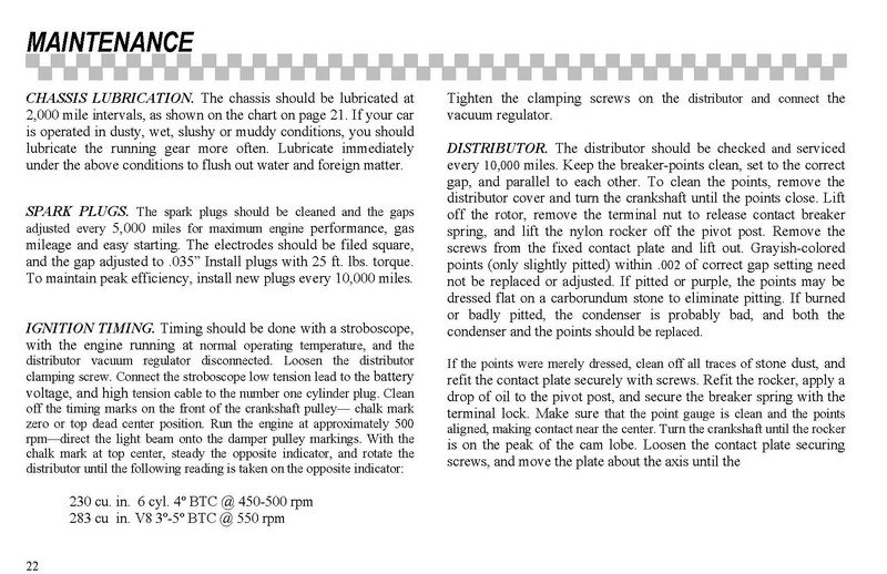 1965 Checker Owners Manual-24