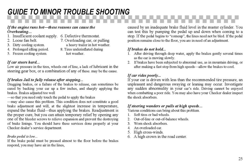 1965 Checker Owners Manual-27