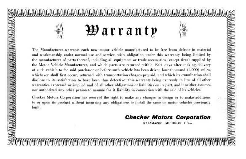 1965 Checker Owners Manual-35