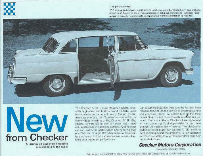 1966 Checker A12E-01