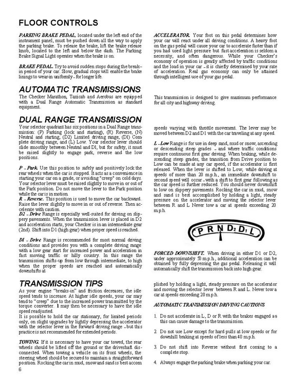 1971 Checker Owners Manual-06