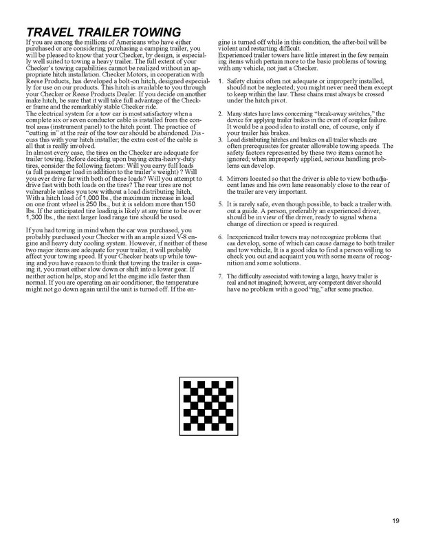 1971 Checker Owners Manual-19