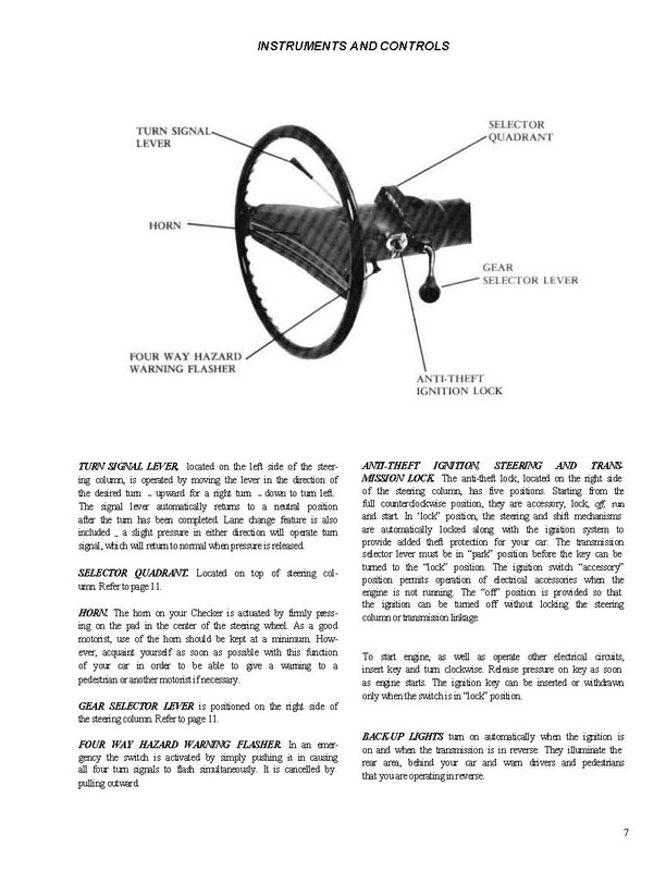 1977 Checker Owners Manual-07