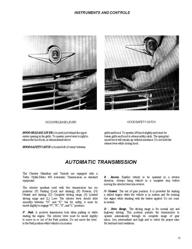 1977 Checker Owners Manual-11