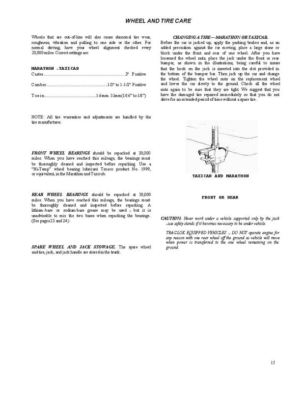 1977 Checker Owners Manual-15