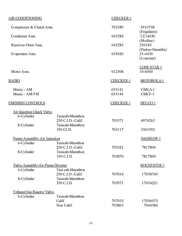1978 Checker Cross Reference List-07