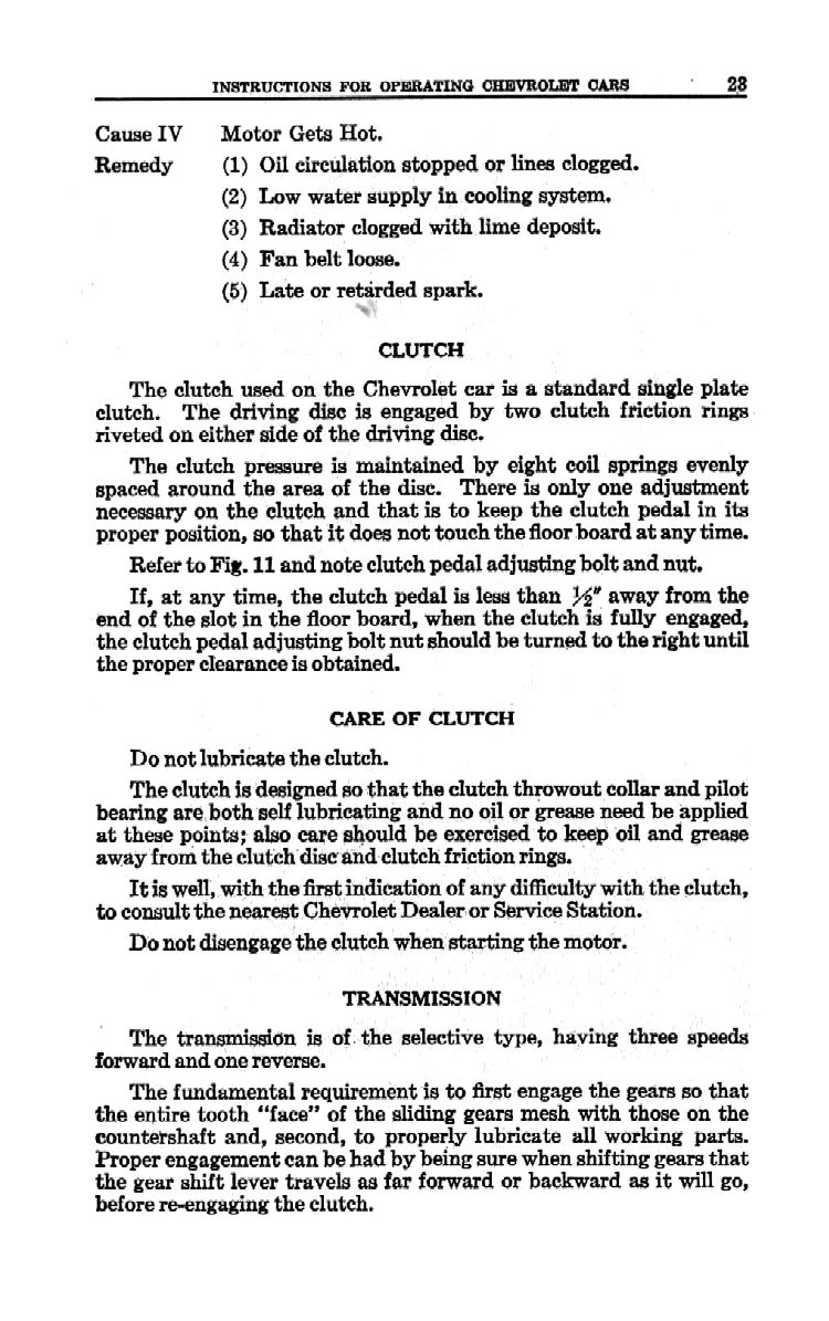 1930 Chevrolet Owners Manual-23