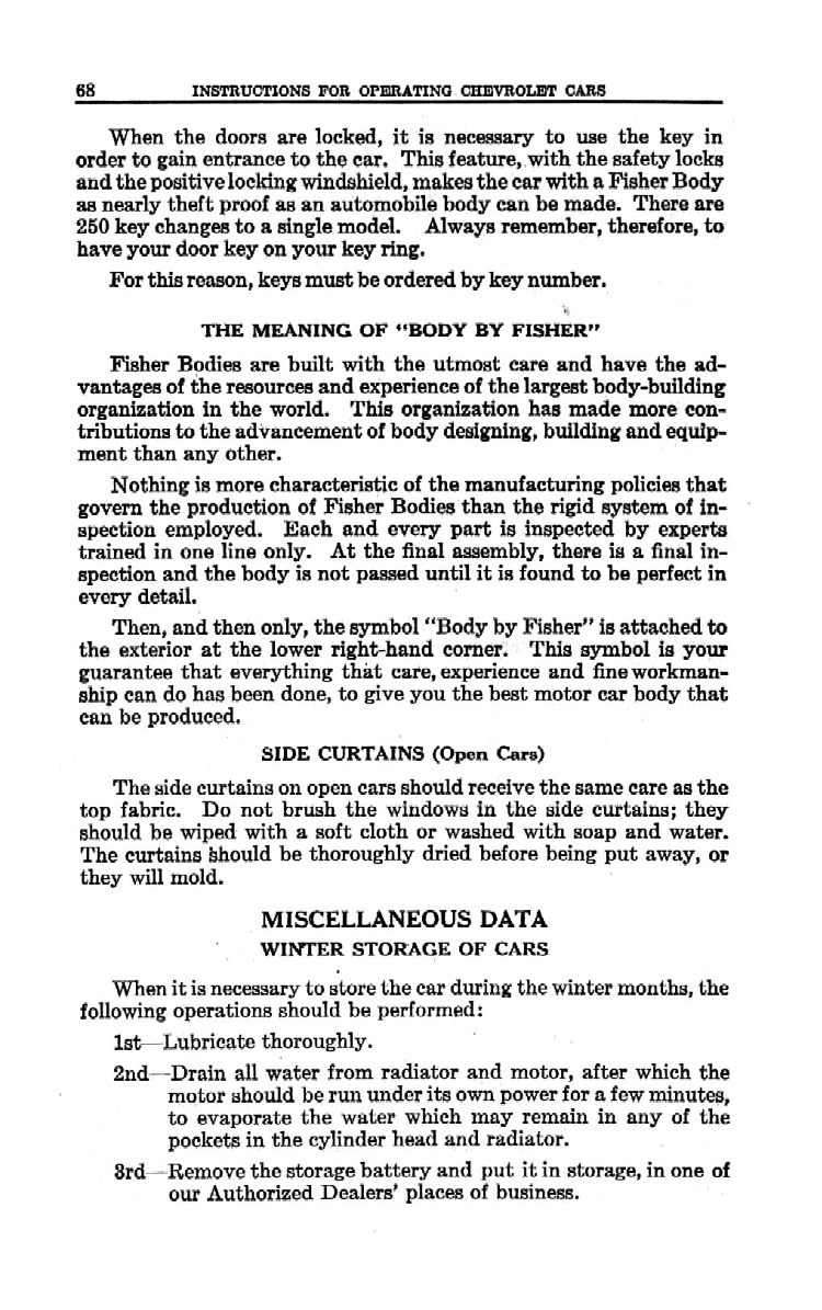 1930 Chevrolet Owners Manual-68