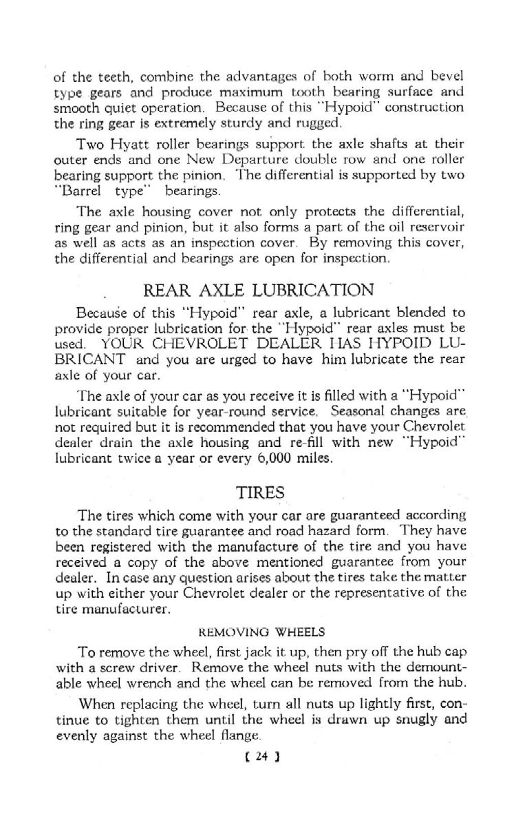 1937 Chevrolet Owners Manual-24