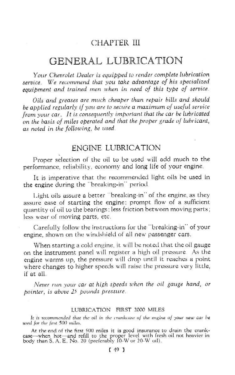 1937 Chevrolet Owners Manual-49