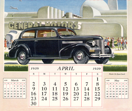 1939 Chevrolet Calendar-3904b