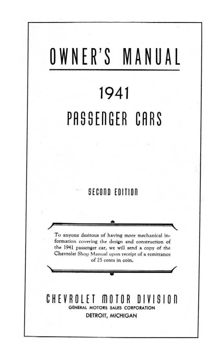 1941 Chevrolet Manual-01