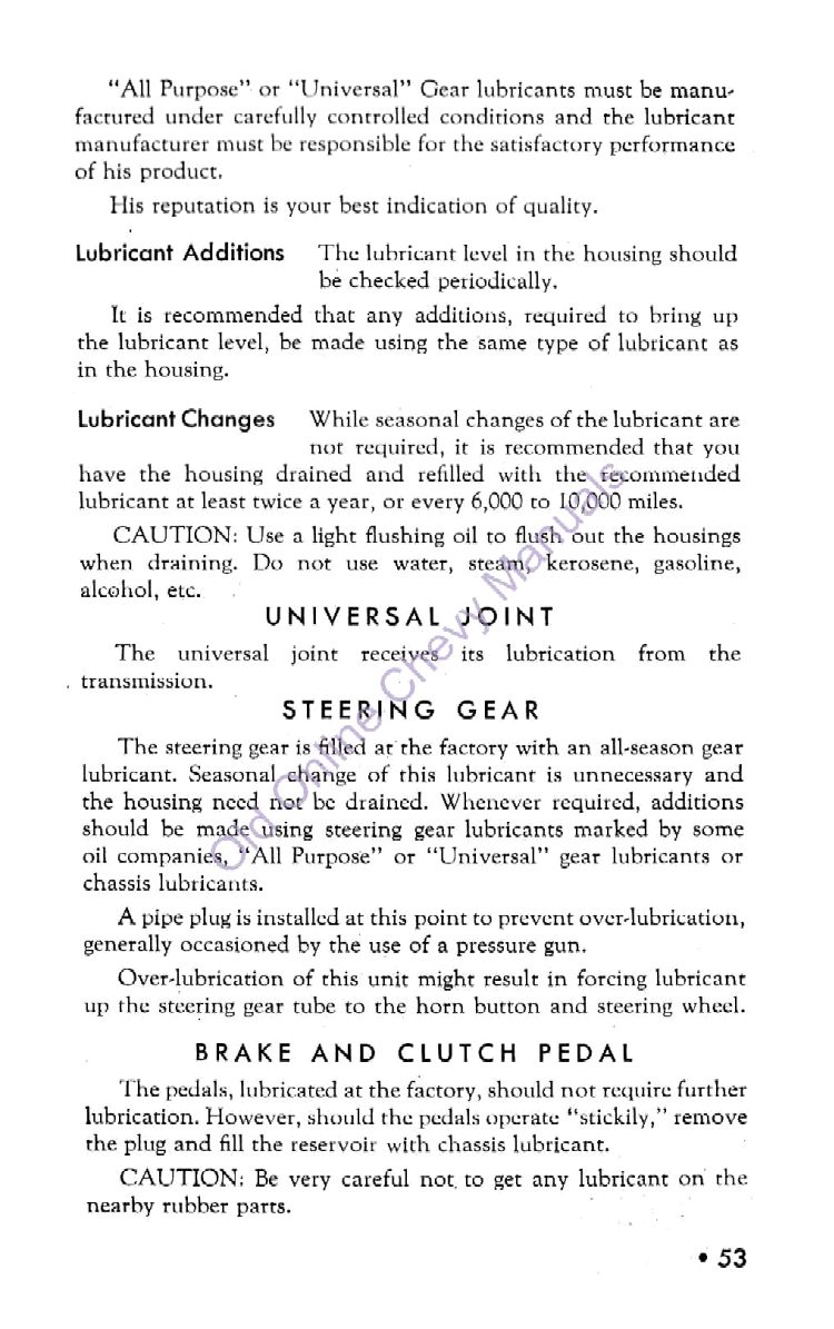 1942 Chevrolet Owners Manual-53