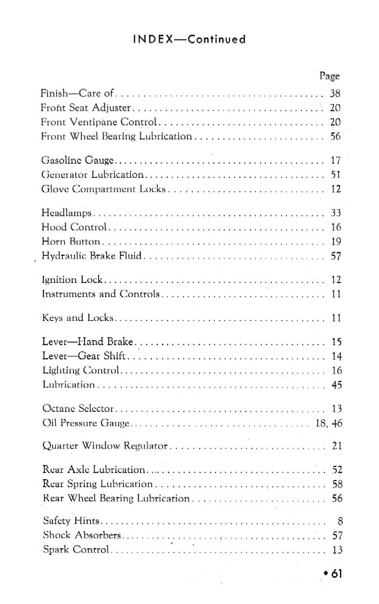 1942 Chevrolet Owners Manual-61