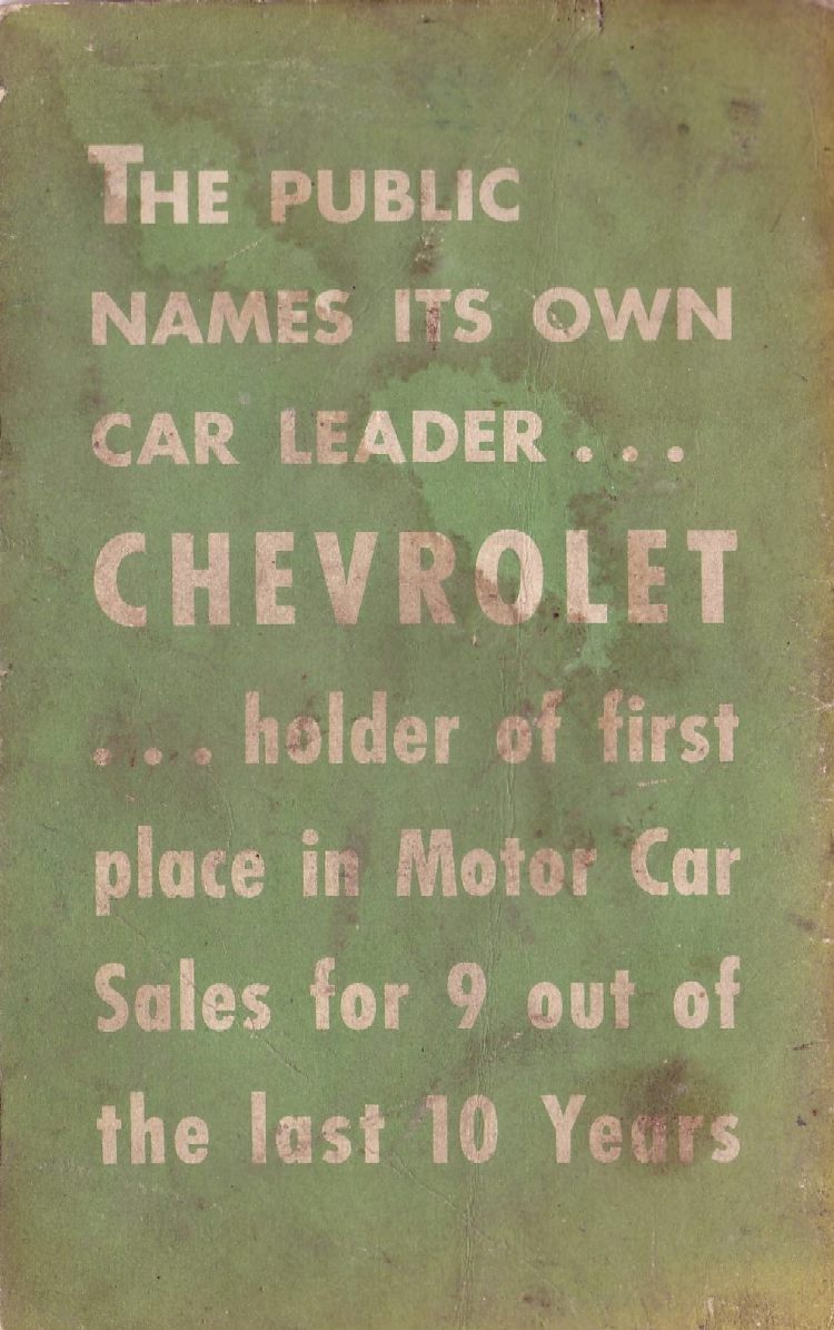 1942 Chevrolet Owners Manual-65