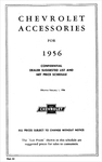 1956 Chevrolet Accessories Price List-00