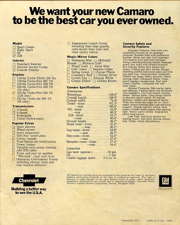 1972 Chevrolet Camaro-10