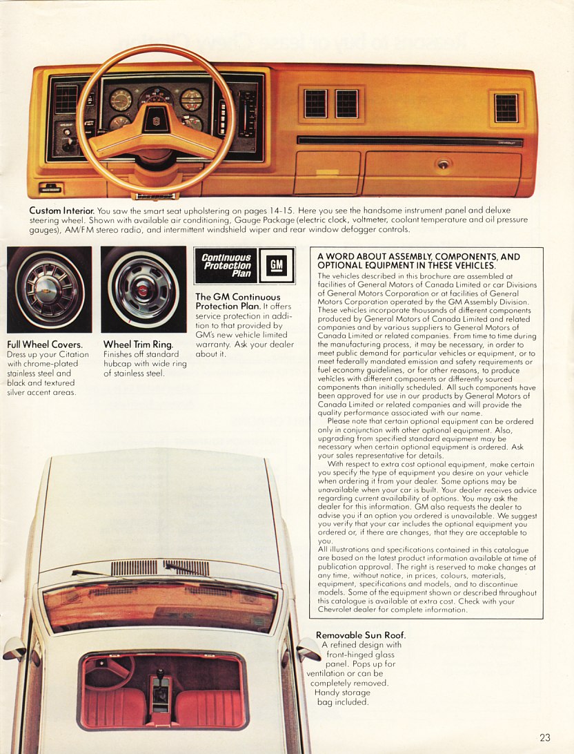 1980 Chevrolet Citation Brochure-23