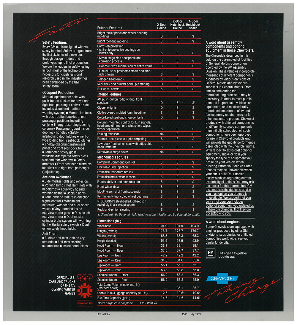 1984 Chevrolet Citation II-12