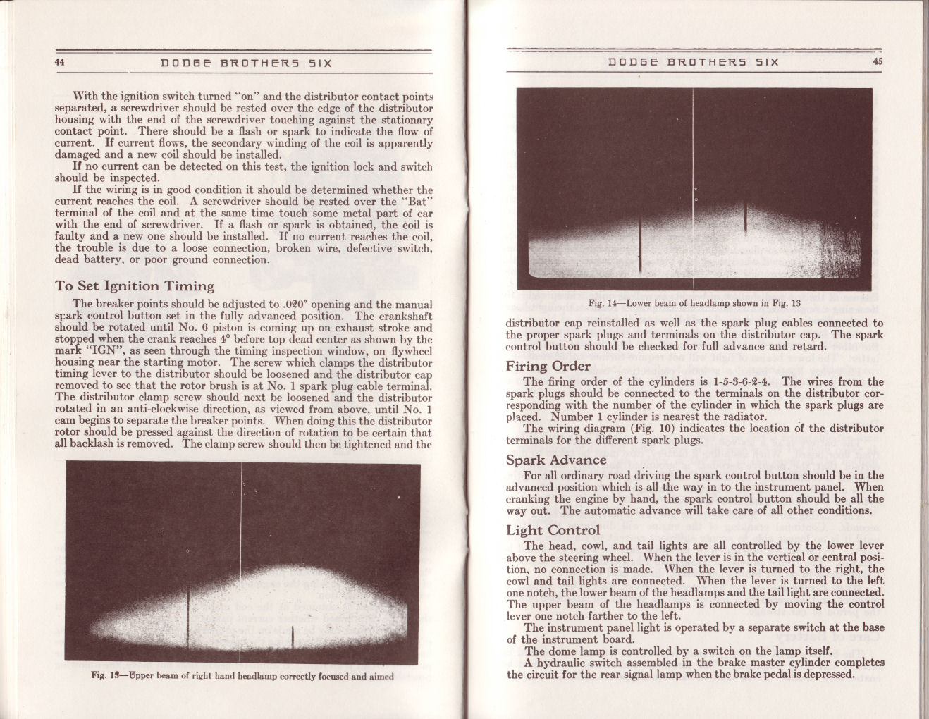 1930 Dodge Six Instruction Manual-44 amp 45