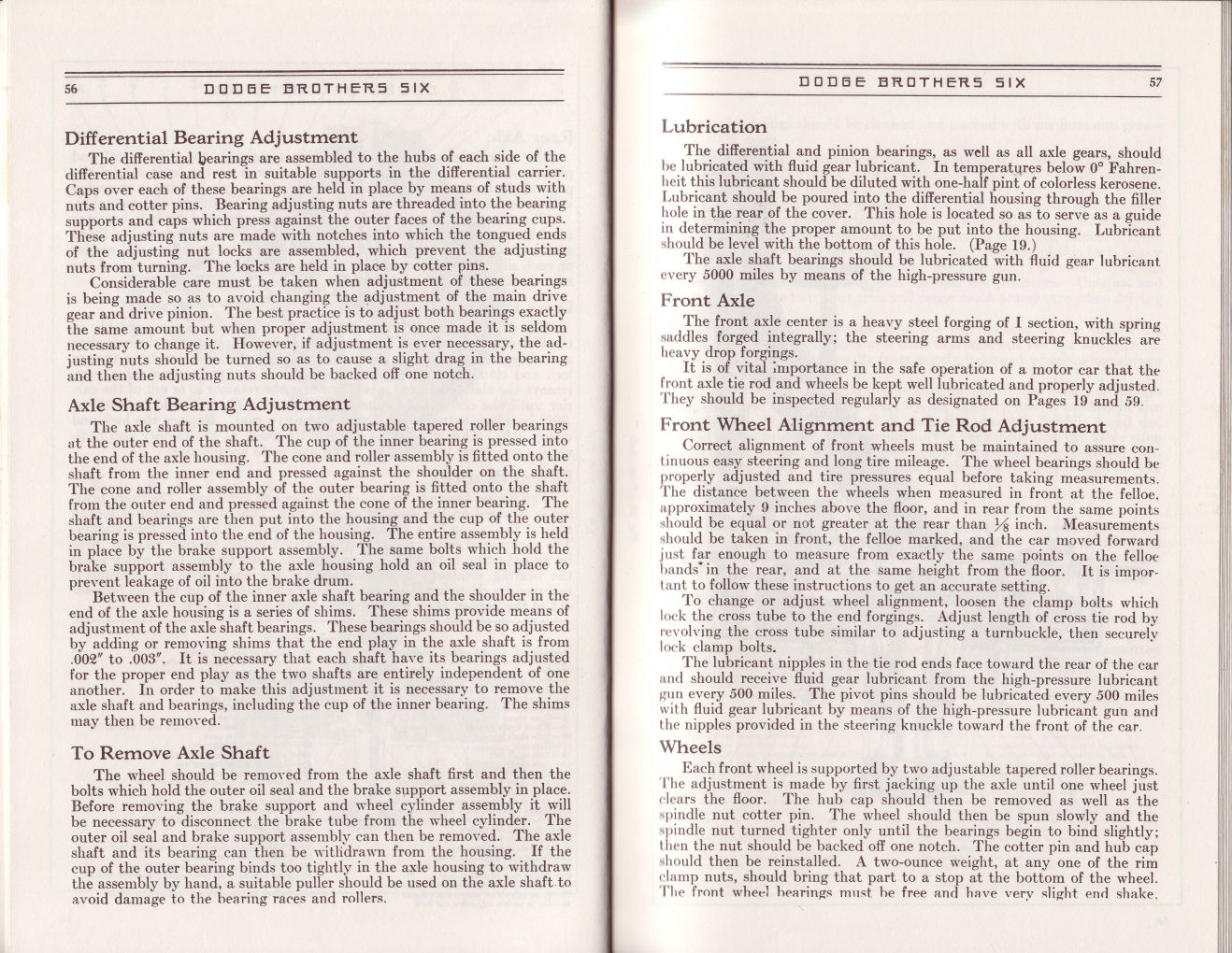1930 Dodge Six Instruction Manual-56 amp 57