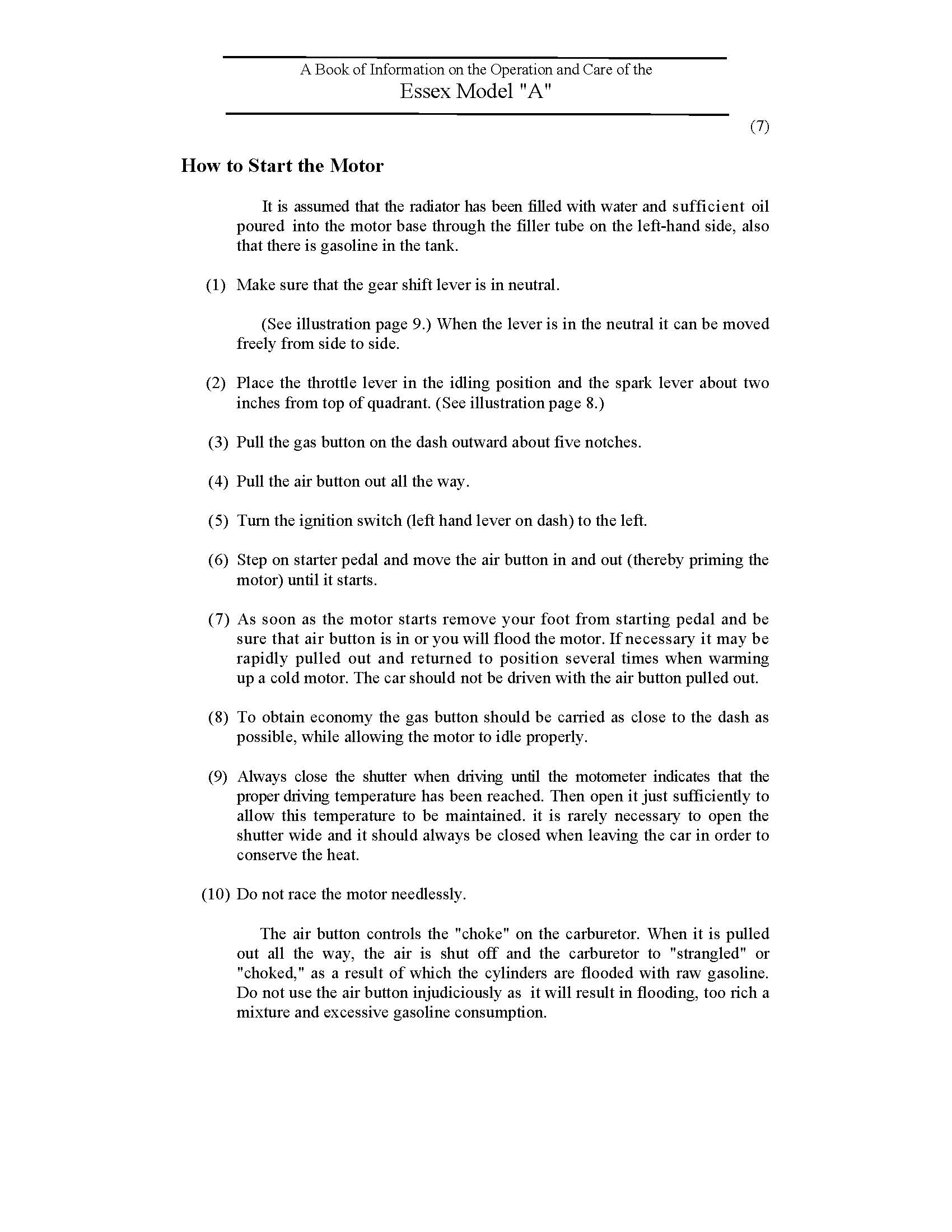 1919 Essex Instruction Book-09