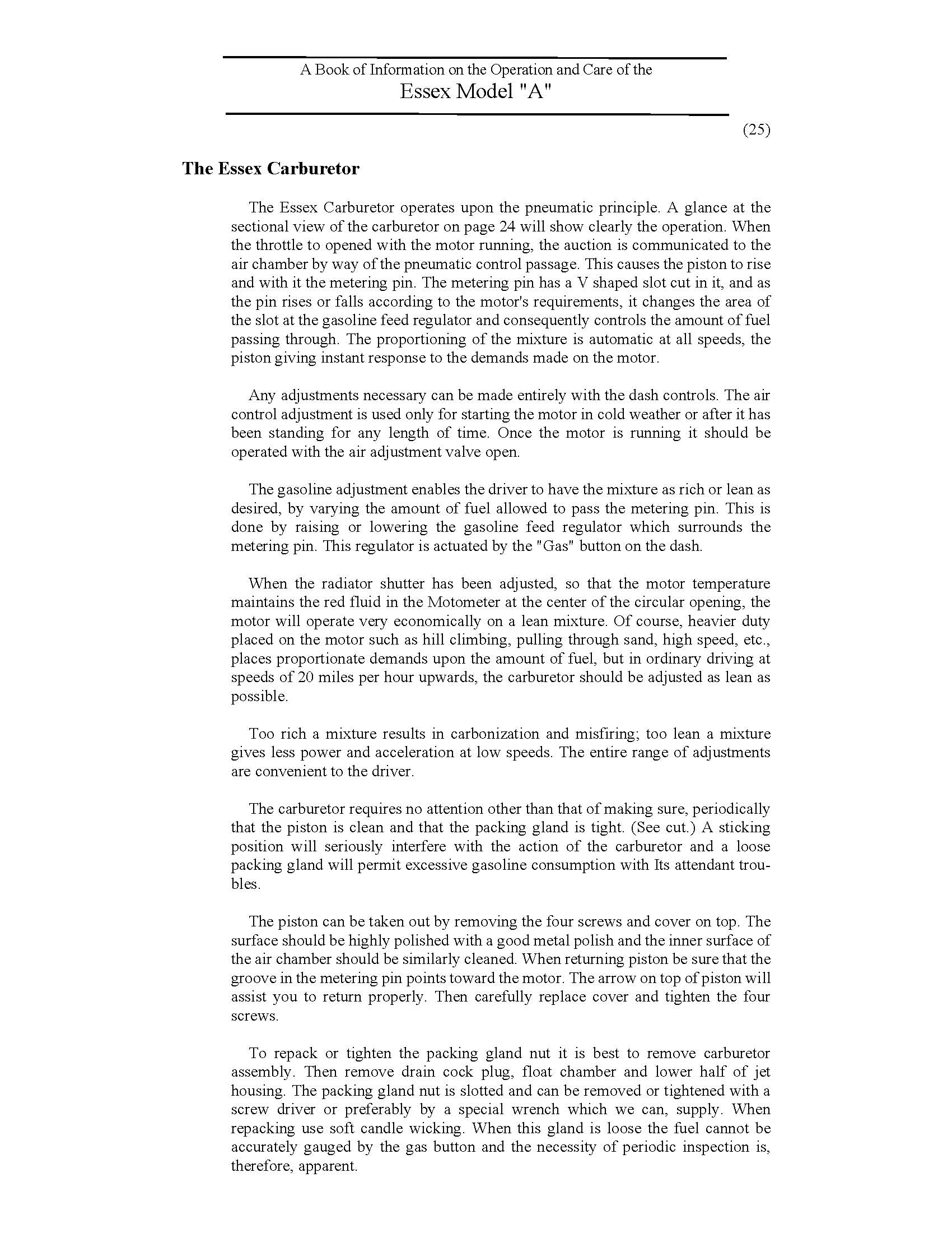 1919 Essex Instruction Book-27