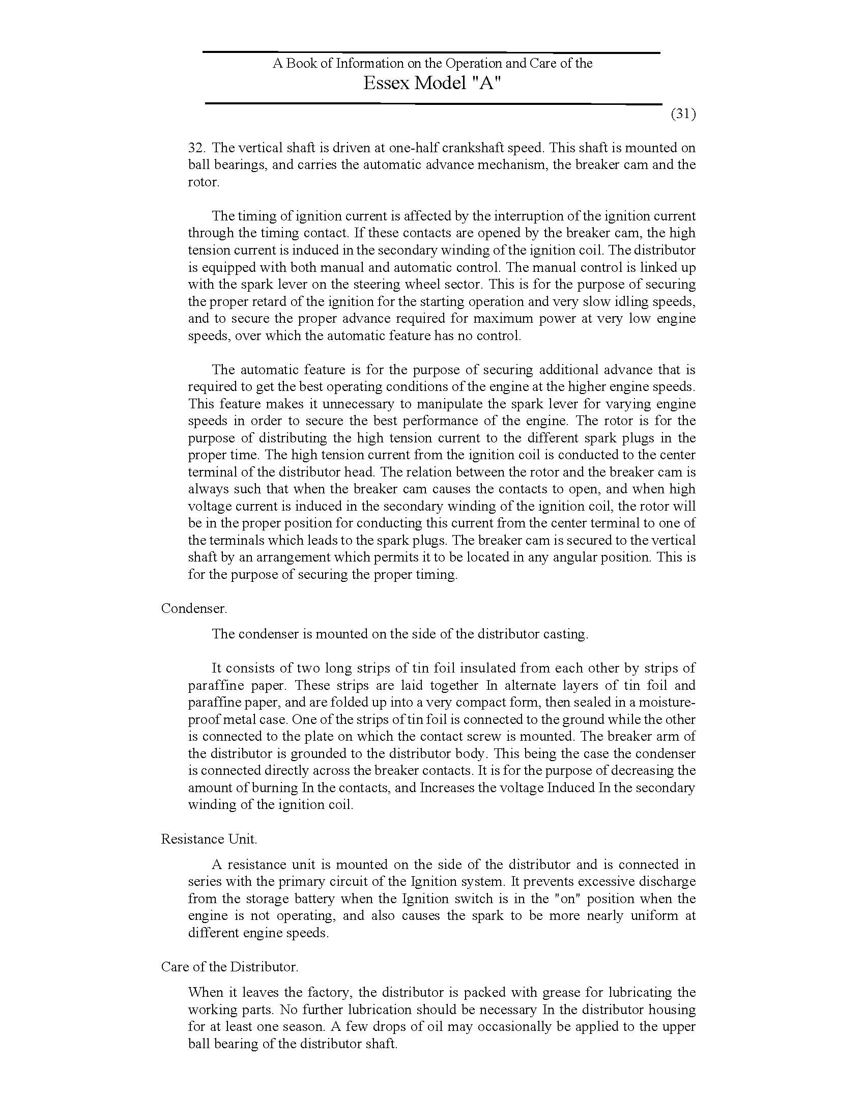 1919 Essex Instruction Book-33