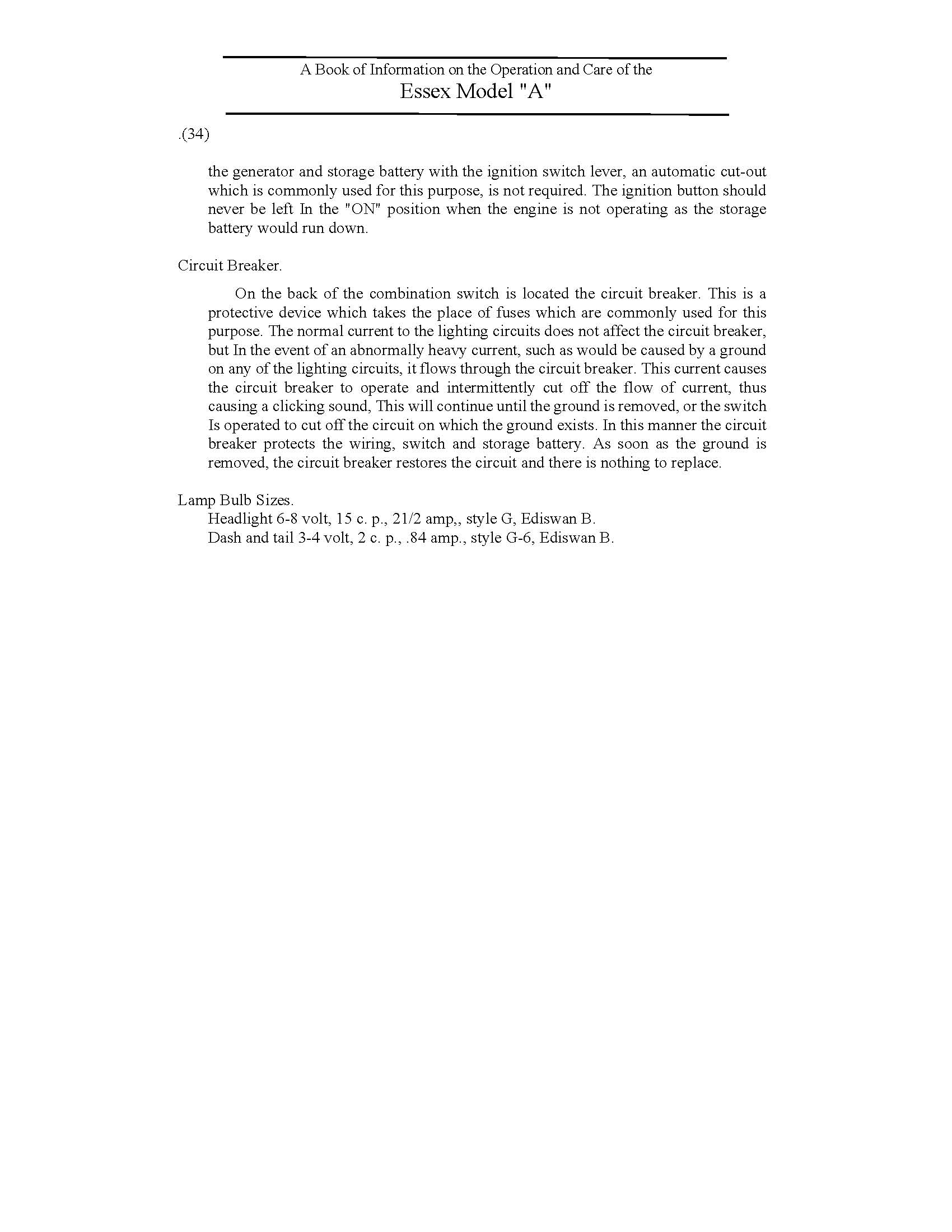 1919 Essex Instruction Book-36