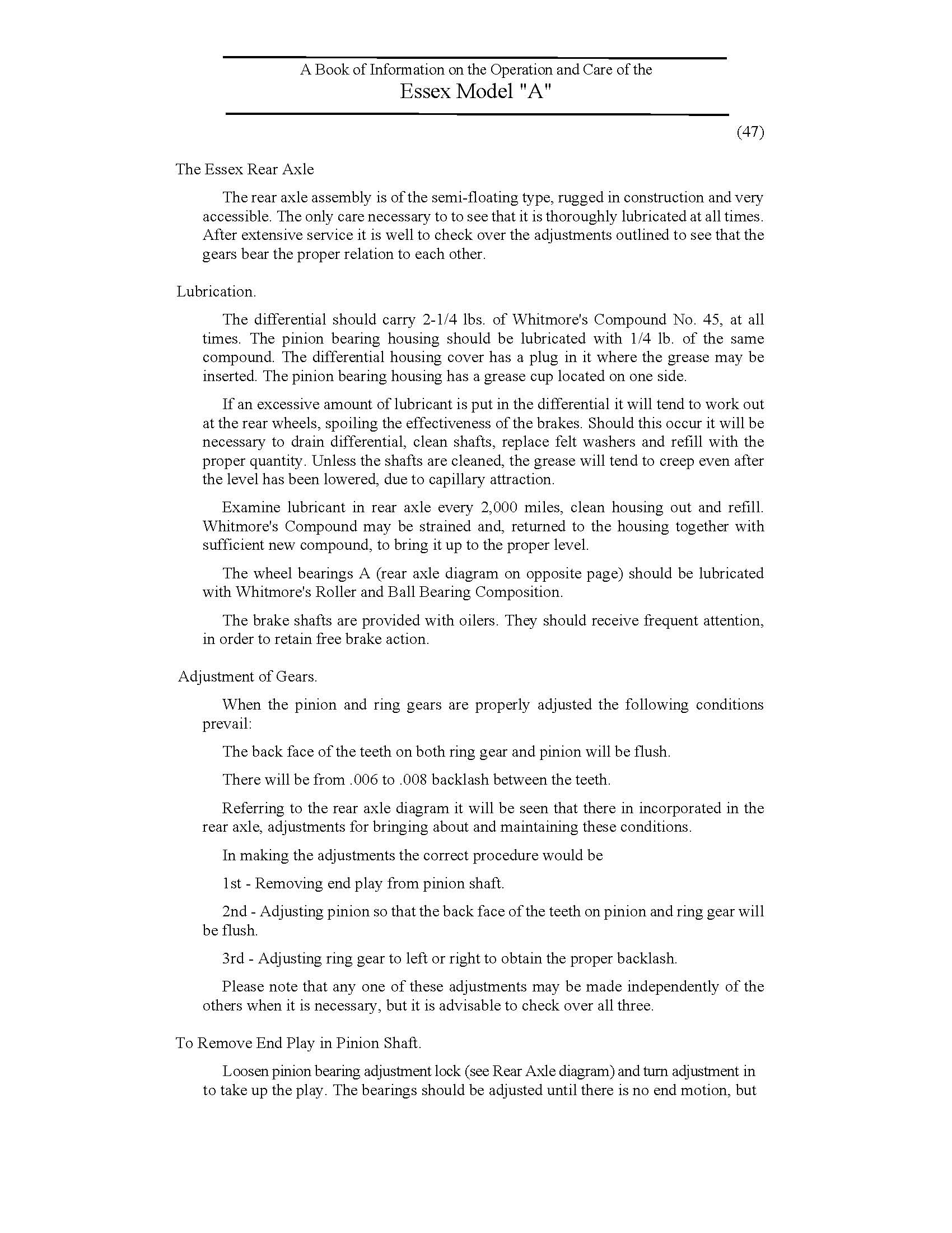 1919 Essex Instruction Book-49