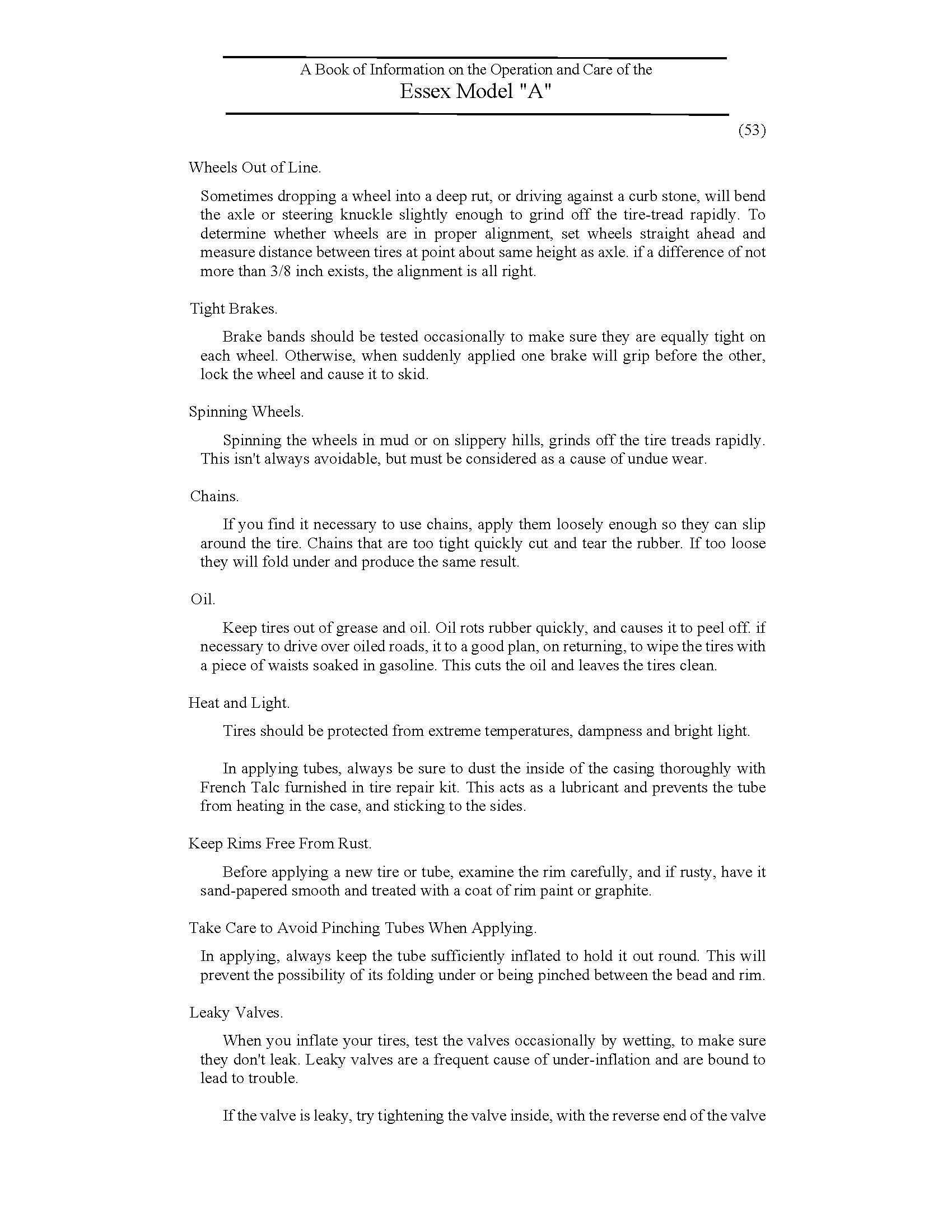 1919 Essex Instruction Book-55