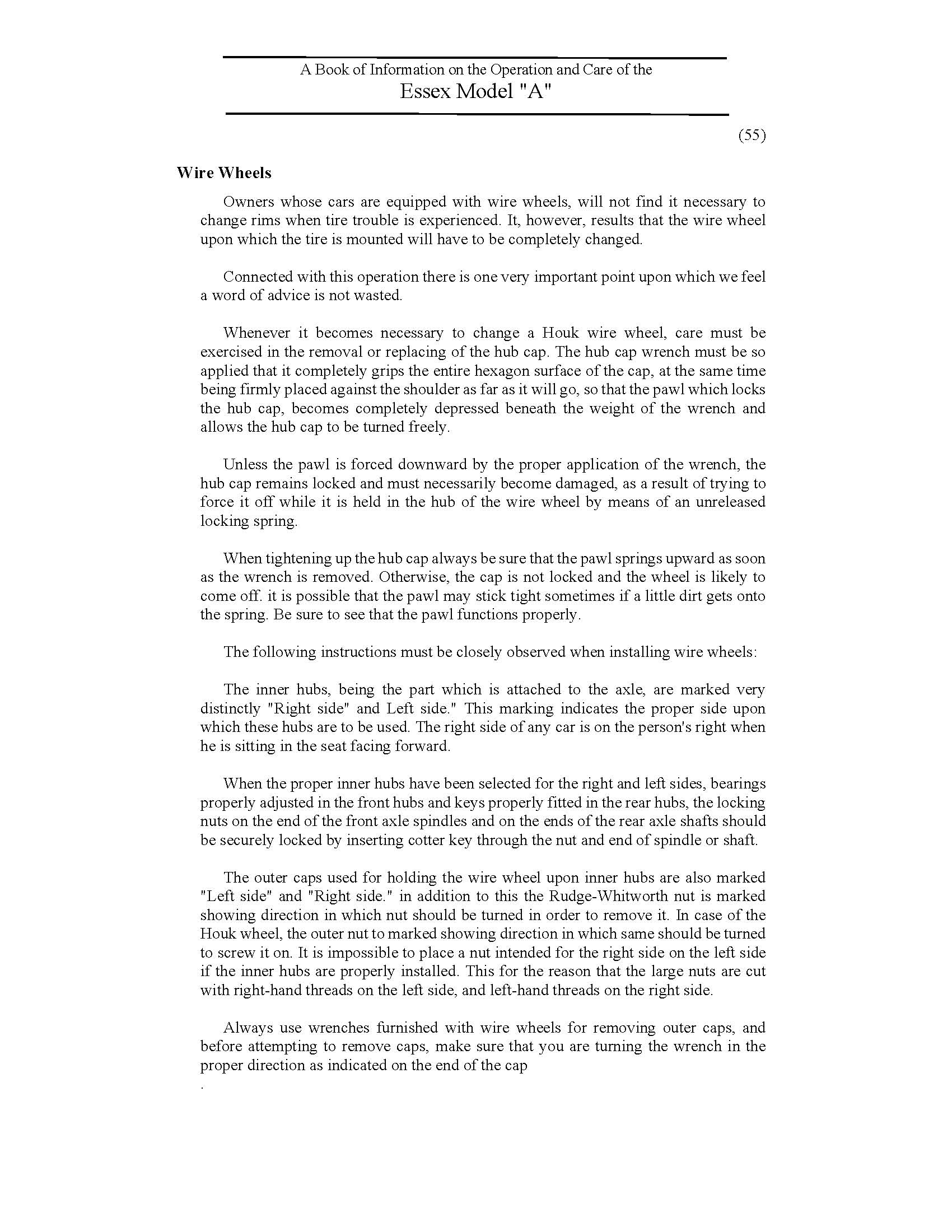 1919 Essex Instruction Book-57