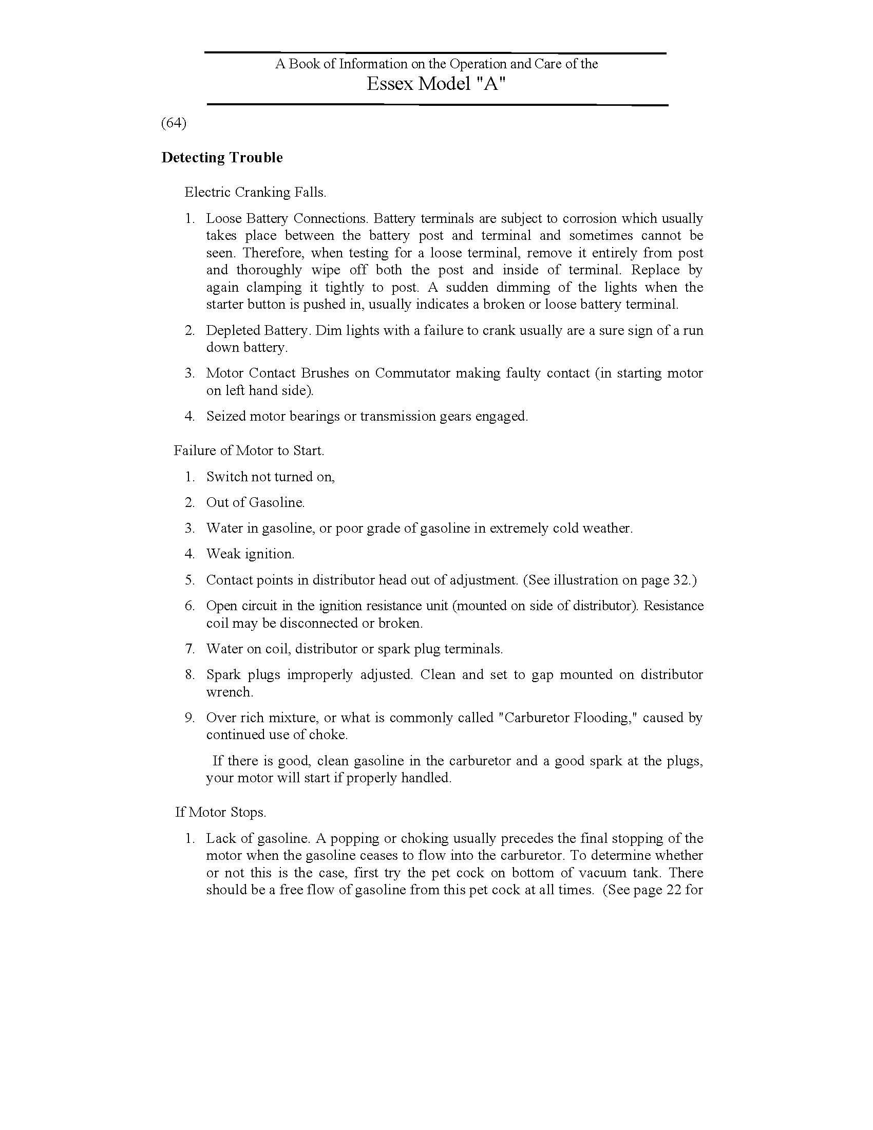 1919 Essex Instruction Book-66