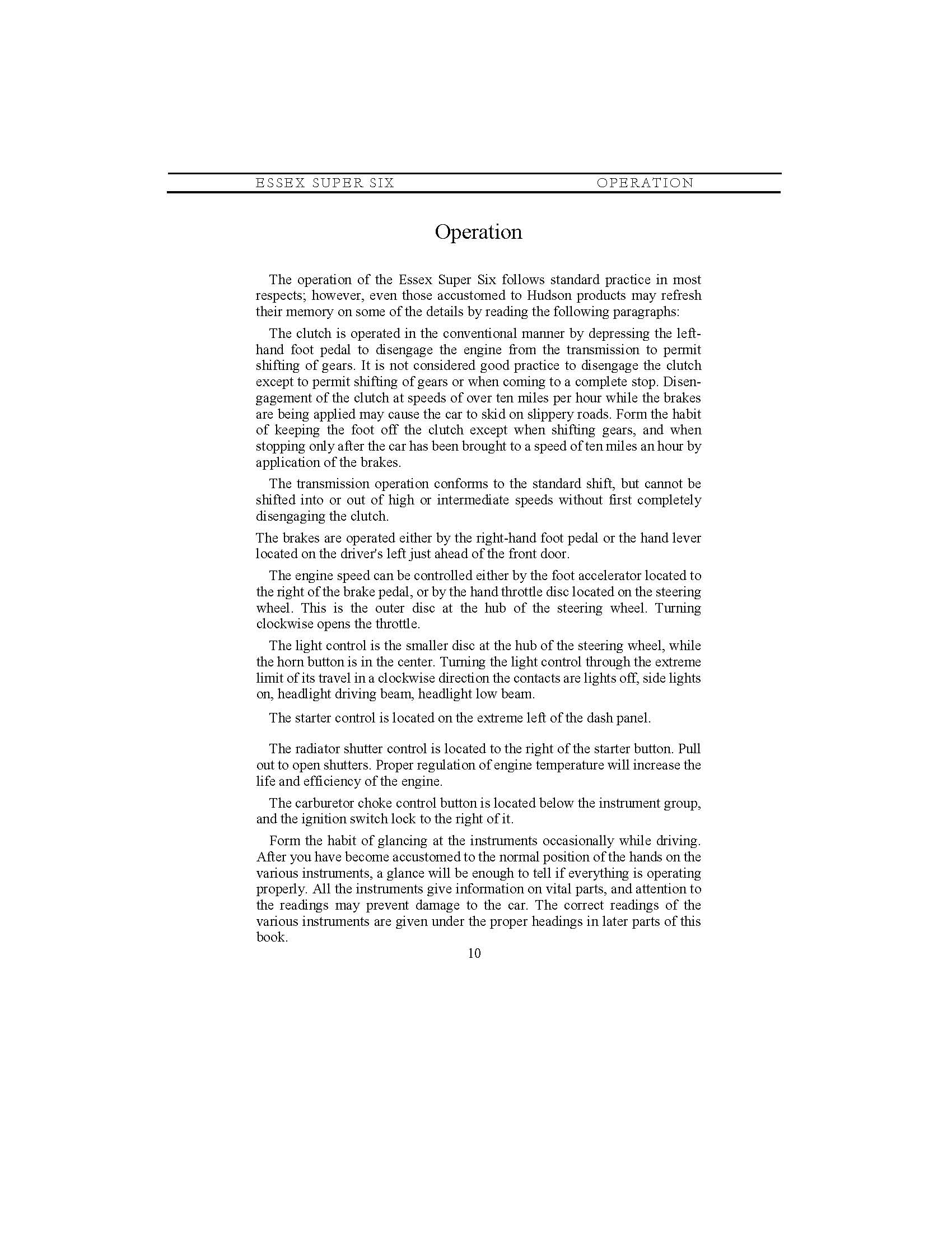 1930 Essex Instruction Book-07