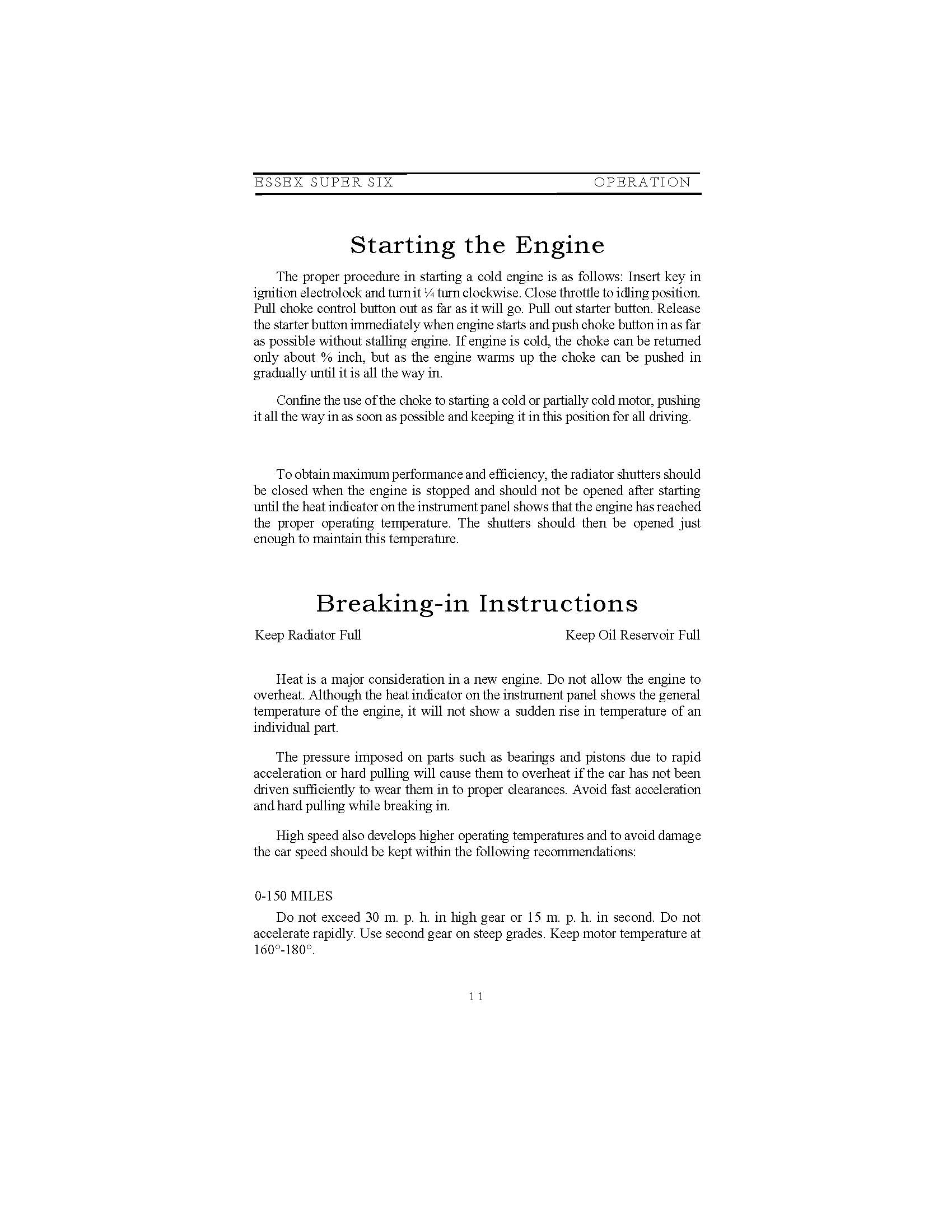 1930 Essex Instruction Book-08