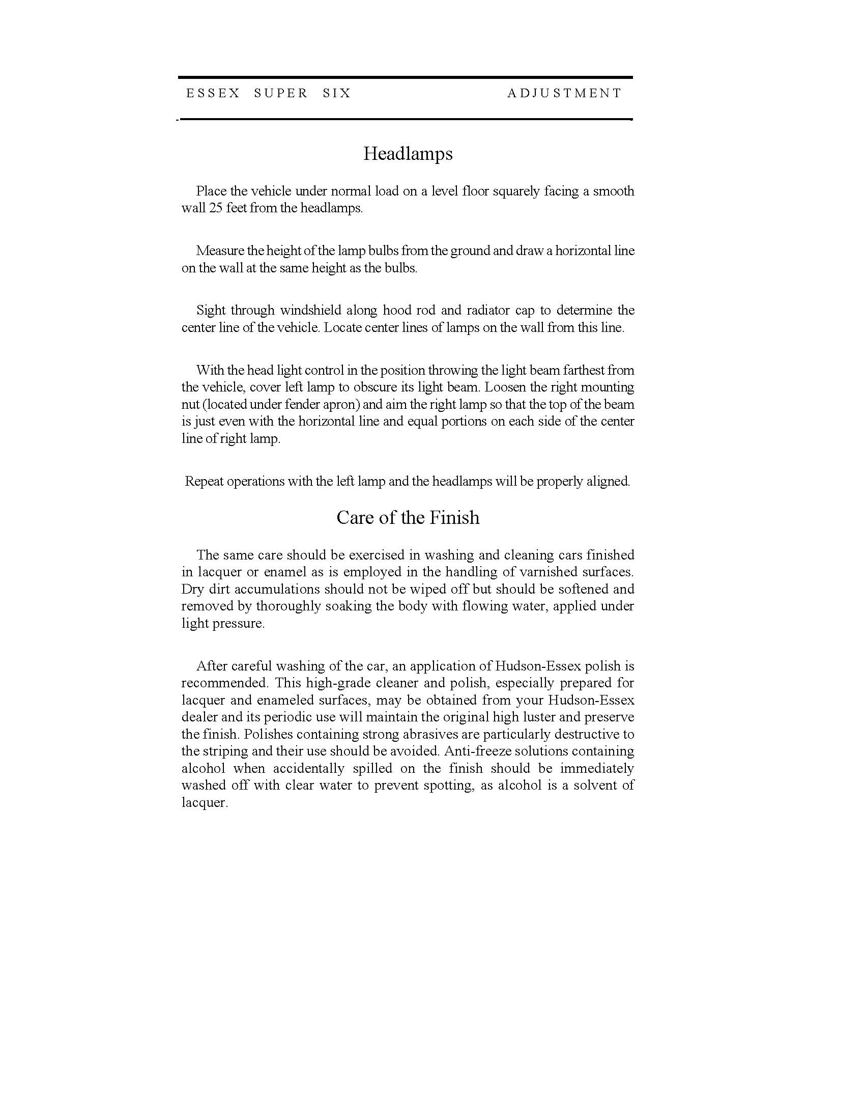 1932 Essex Owners Manual-32