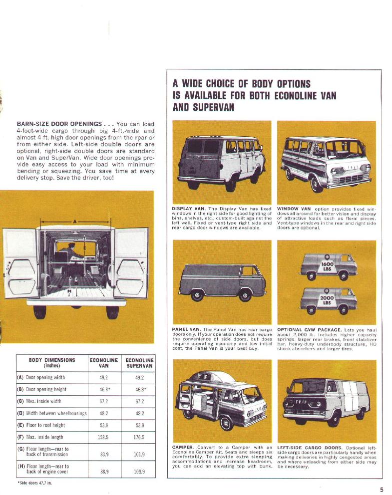 1966 Ford econoline van parts #7