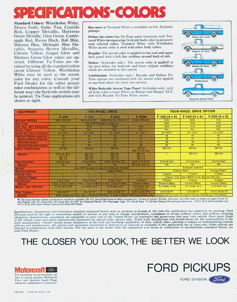 1976 Ford truck brochure #4