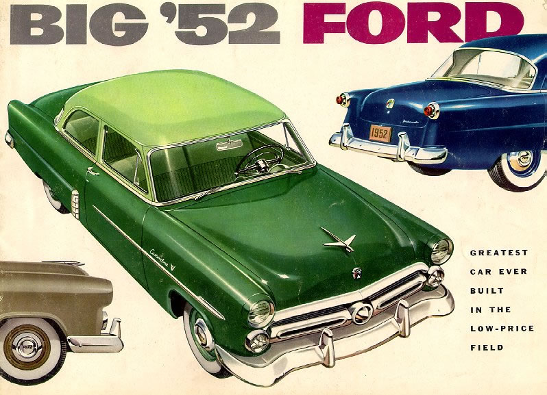 1952 Ford automobile brochure #8
