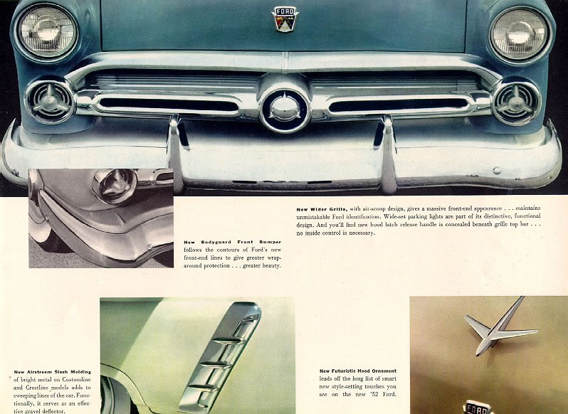 1952 Ford car brochure #8