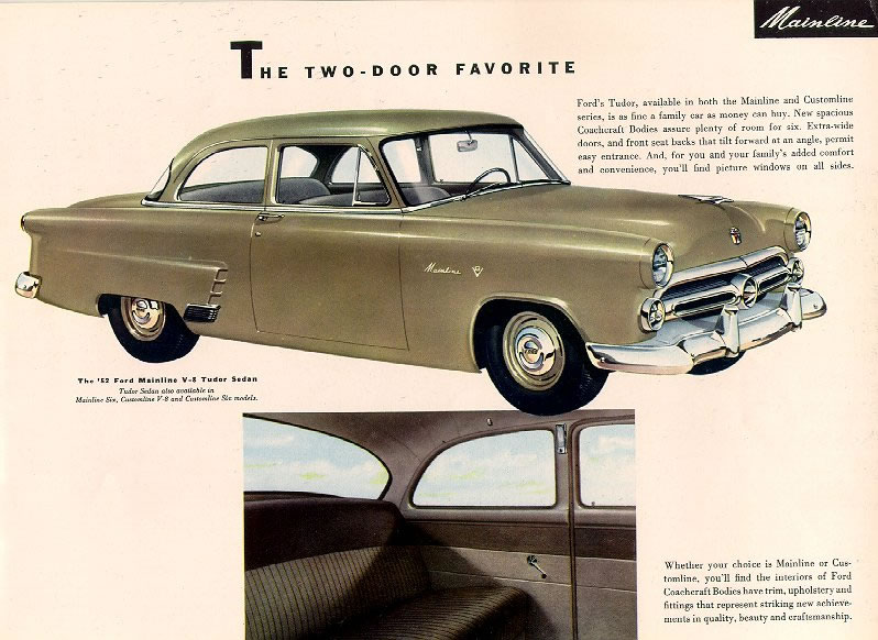 1952 Ford automobile brochure #10