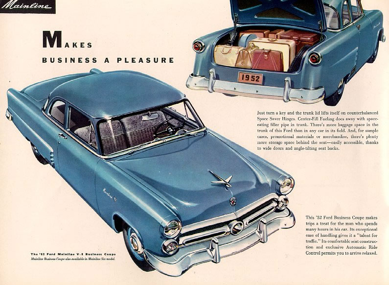1952 Ford automobile brochure #9