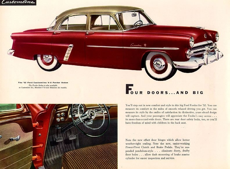 1952 Ford automobile brochure #2