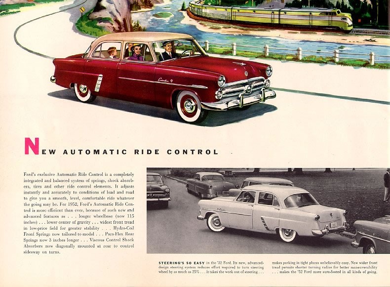 1952 Ford automobile brochure #5