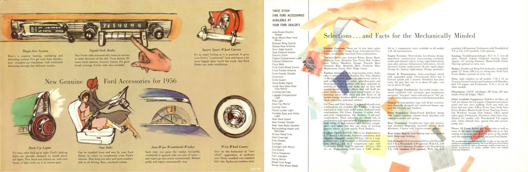 1956 Ford brochures #7