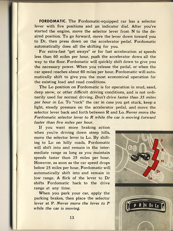 1956 Ford Owners Manual-13