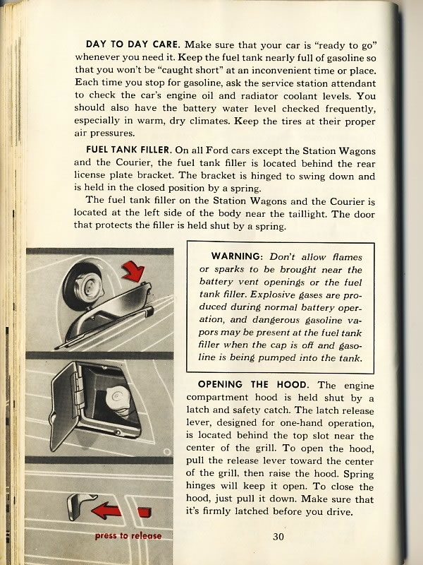 1956 Ford manual service