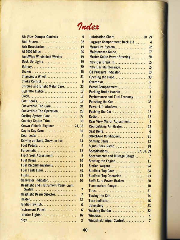 1956 Ford Owners Manual-40