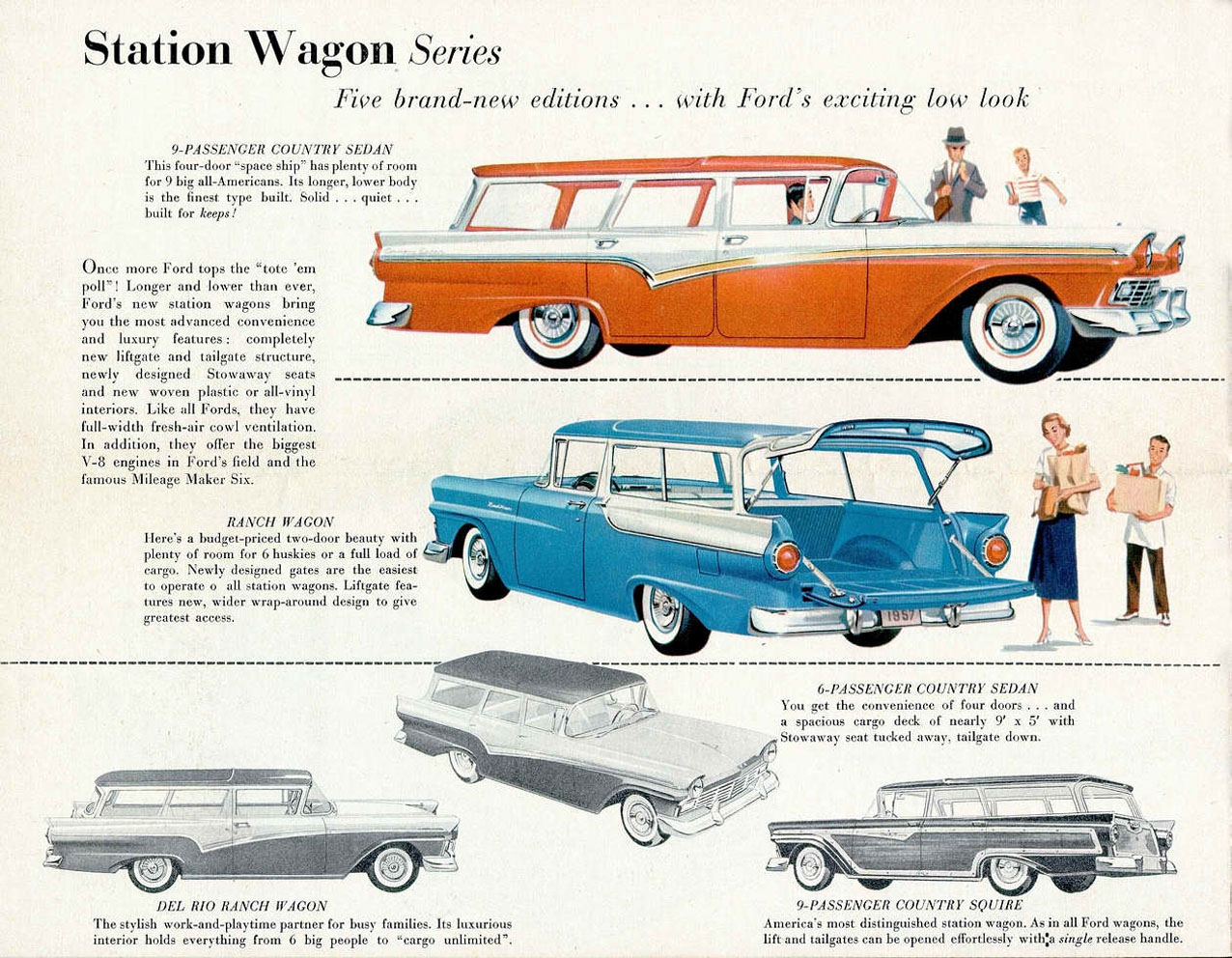 Ford vehicle brochures